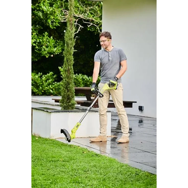 Ryobi Akku-City-Rasenmäher 'RY18LMC30A-120' 18 V ONE+ mit Akku, bis 200 m², leicht und kompakt, für kleine Gärten, grün – Bild 4