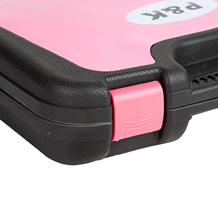 P & K Werkzeugkoffer 135 Teiliges Werkzeugset in Pink Design (135 St) – Bild 6