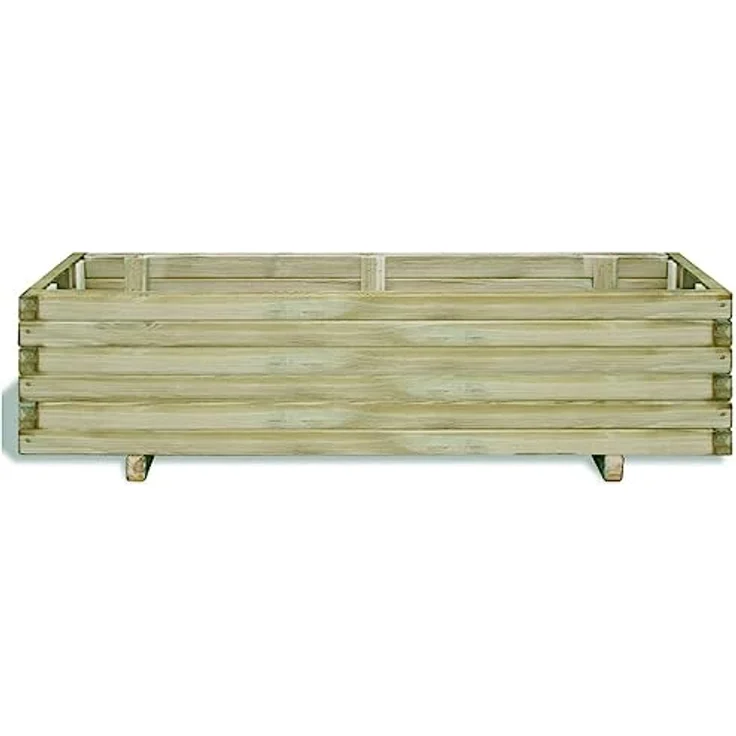 vidaXL Hochbeet 120x40x30 cm Holz Rechteckig – Bild 2