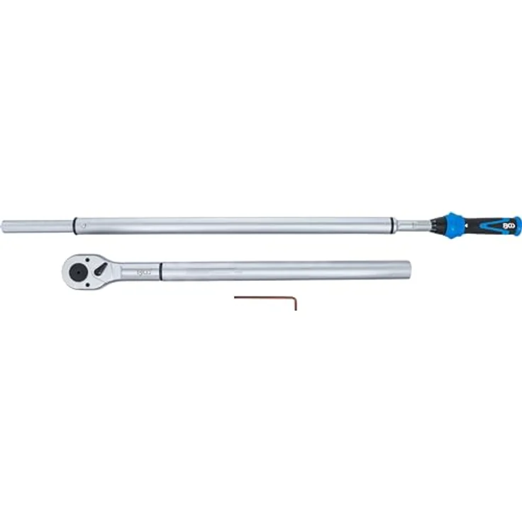 BGS 7187 Drehmomentschlüssel 25 mm (1"), 140-980 Nm, robust grobverzahnt, mit Umschaltknarre | gelaserte Strichskala, Kunststoff-Handgriff | Schwarz – Bild 3