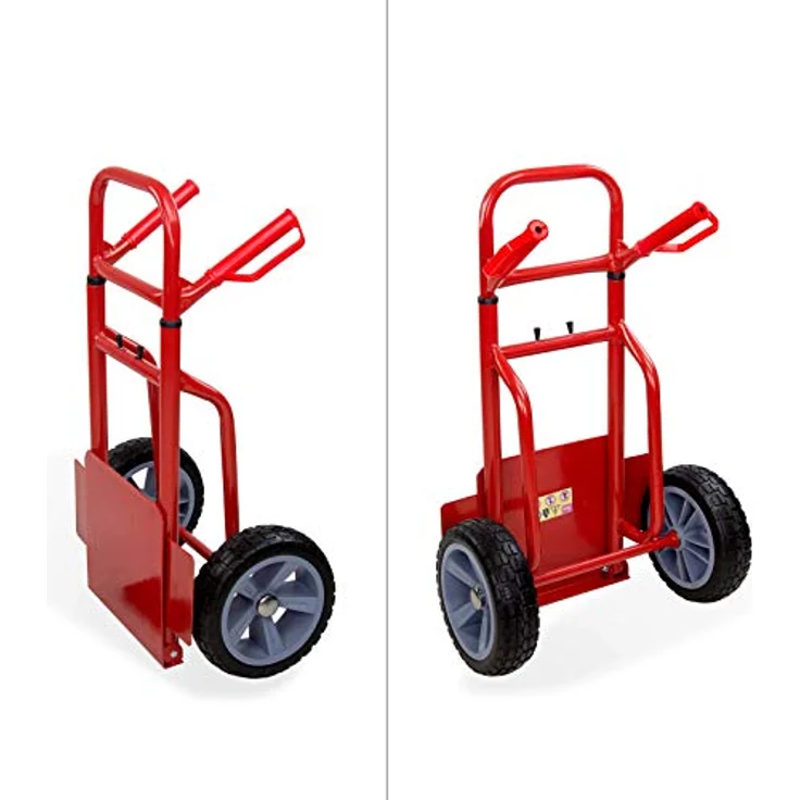 Sackkarre Transportkarre Stapelkarre Karre bis 120 kg klappbar Vollgummireifen - Preisvergleich – Bild 3