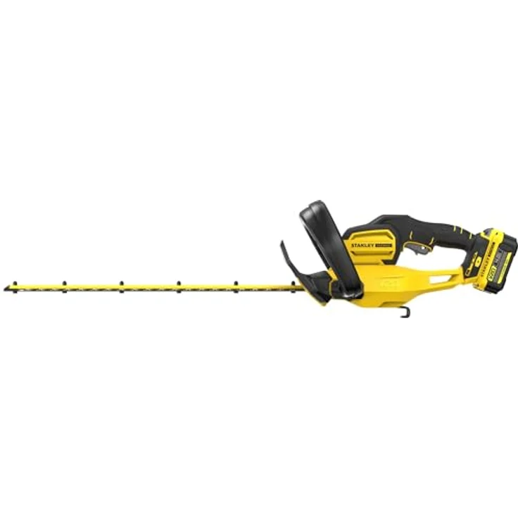 STANLEY FATMAX 18V V20 Akku-Heckenschere SFMCHT655M1-QW, 55 cm Schwertlänge, 19 mm Schnittstärke, mit Bügelhandgriff und Messer-Schnellstopp, inkl. 4.0Ah Akku & Ladegerät – Bild 2