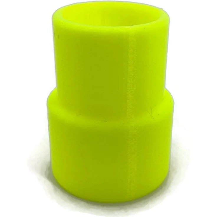 eXODA Poolschlauch Adapter 38mm auf 32mm Verbinder, Passgenau mit angefassten Kanten, Polyactid, 2,5 cm Länge