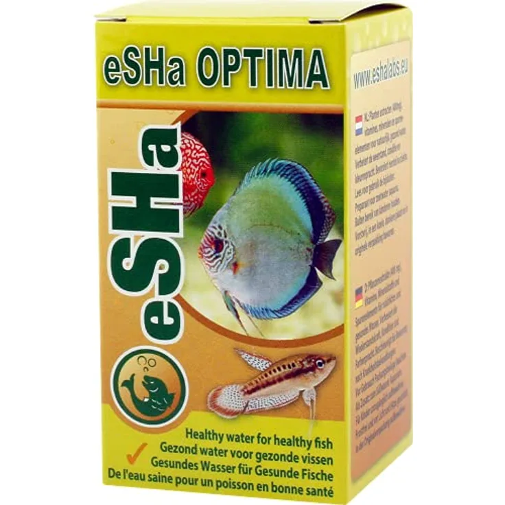 eSHa Labs eSHa OPTIMA - Wasseraufbereiter mit Pflanzenextrakten, Spurenelementen, Mineralien, Vitaminen - erhöht Widerstandsfähigkeit gegen Krankheiten/Parasiten - 20 ml