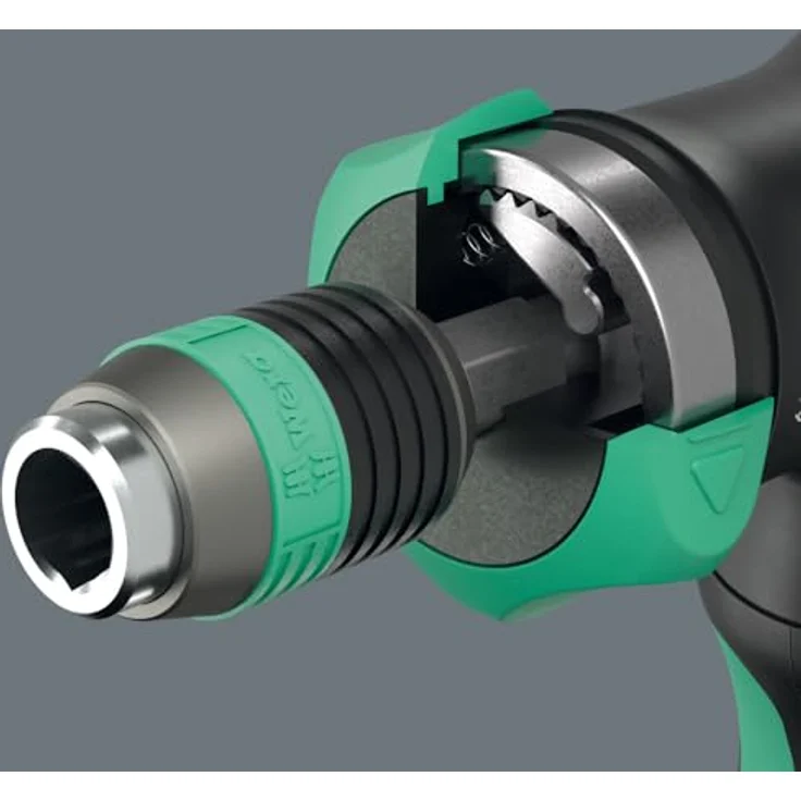 Wera 05051536001 Kraftform Kompakt Pistol RA-R 2, 13-teilig, Schraubendreher mit integrierter Ratsche und Bit-Magazin, intuitive Umschaltung – Bild 2