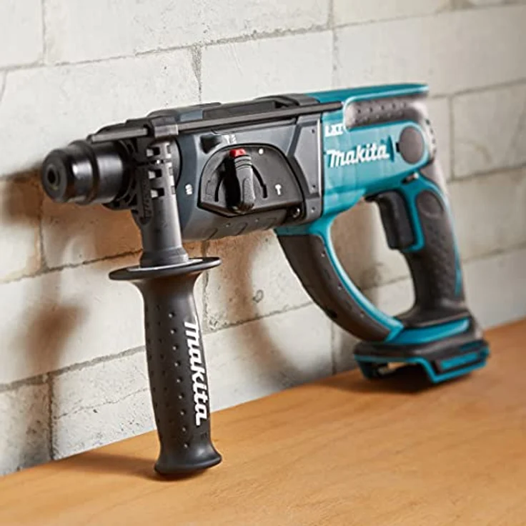Makita DHR202Z Li-Ion und Bohrhammer, nur Gehäuse, 18 V, Blau, Silber ohne Akku ohne Ladegerät ohne Koffer – Bild 2