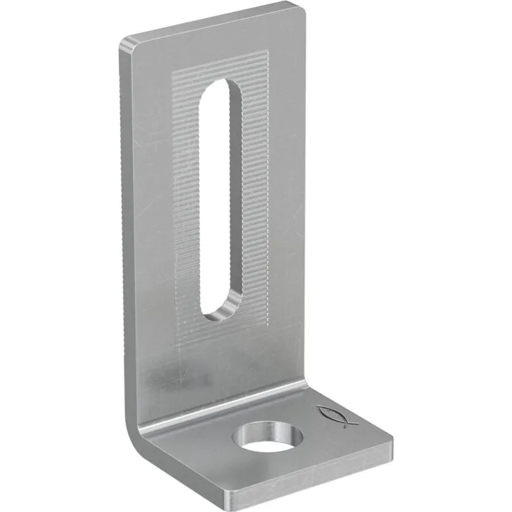 Fischer MW Winkelhalter A2, 10 Stück, aus rostfreiem Edelstahl zur Verbindung von Solarschienen