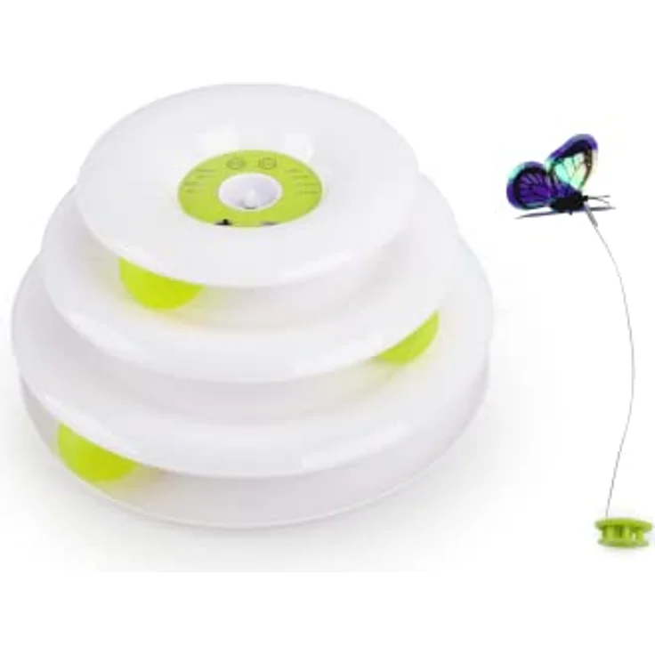 All for Paws Cat Toy Interactive Tower Of Butterfly 25X25X14Cm - (787.7560) (Welpenspielzeug), Hundespielzeug – Bild 4