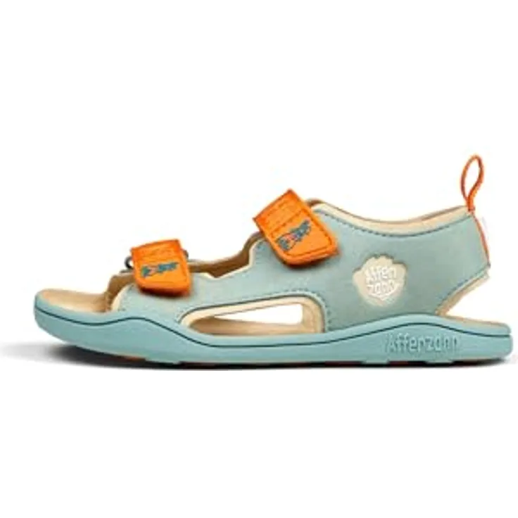 Affenzahn AIRY Hase, Unisex Sicherheitssandalen mit Barfusssohlen, Türkis, Größe 30