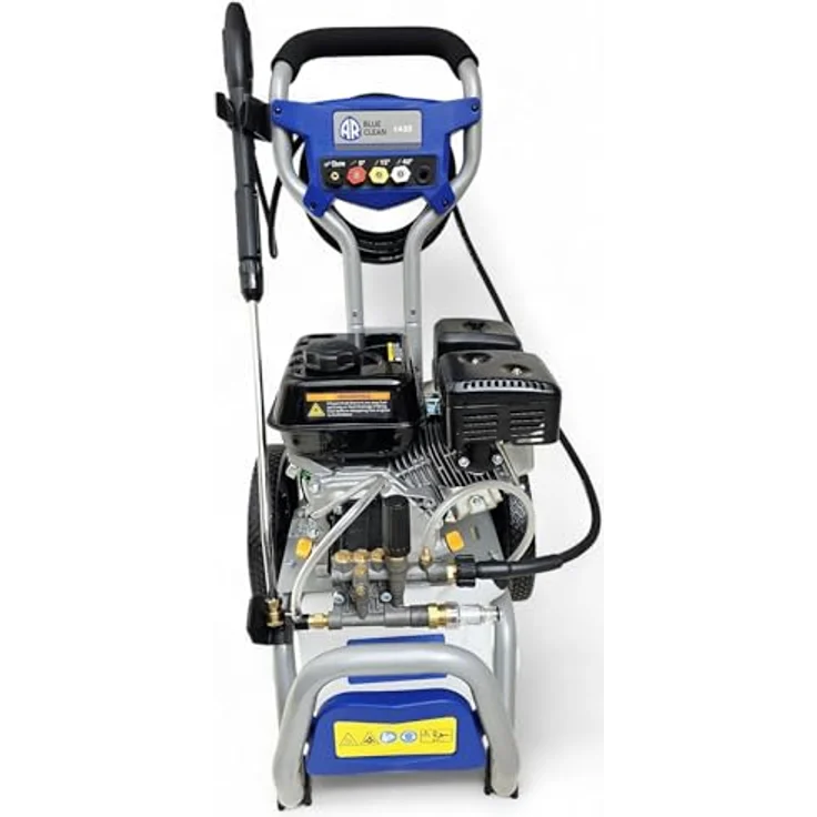 ANNOVI REVERBERI Benzin Hochdruckreiniger Dampfstrahler, max. 200 bar, 6,5 PS Motor, 196 CCM, 5 Düsen, Fördermenge 11 L/min – Bild 8