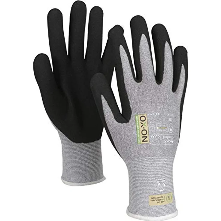 OX-ON HandschuhMan. Recycle Comfort Arbeitshandschuhe aus recycelten Materialien, Gr. 7-11 (7/S), langlebig und umweltfreundlich – Bild 1