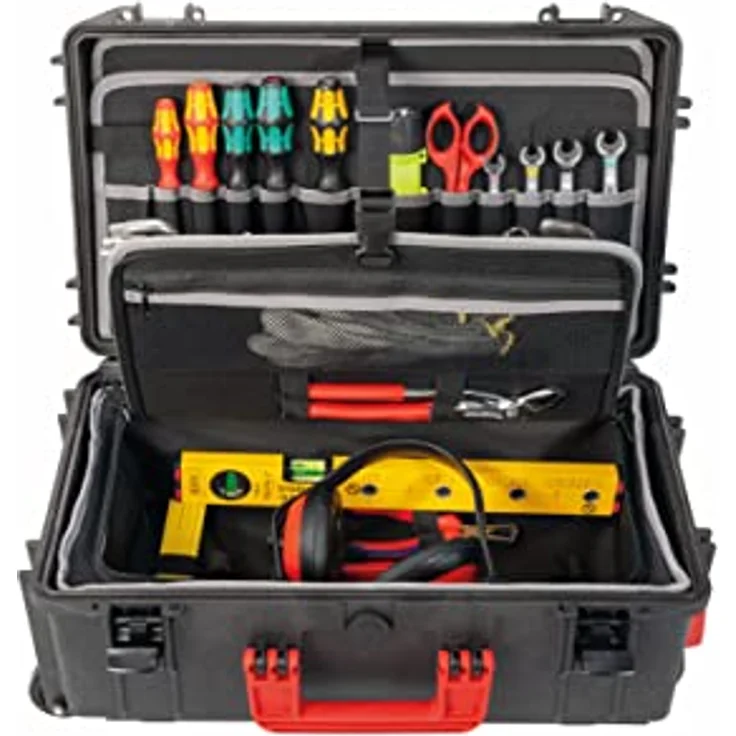 Parat PROTECT 30-S Roll, Werkzeugkoffer mit herausnehmbarer Bodenschale, wasserdicht (IP67), 30 Liter, zwei Rollen, stapelbar – Bild 14