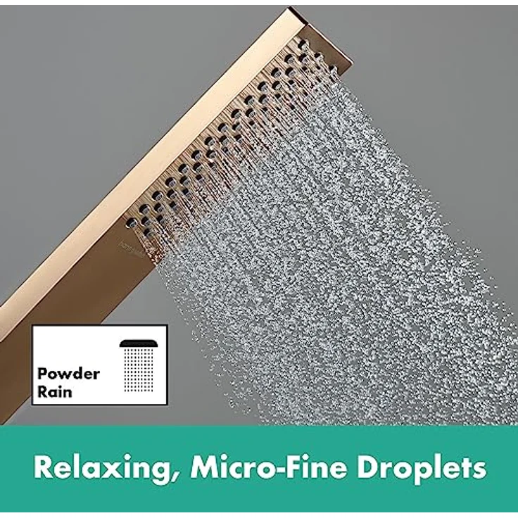 Hansgrohe Pulsify E Stabhandbrause 100, EcoSmart Duschbrause mit 1 Strahlart und 8 l/min Durchflussmenge – Bild 2