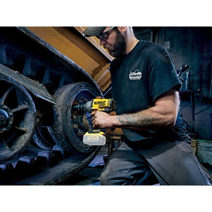 DeWalt Bürstenloser Akku Schlagschrauber DCF899HN - Kfz Schlagschrauber mit HOG-Haltering, ideal zum Reifenwechsel Drehmoment einstellbar 1-2 Zoll 18V Max. Drehmoment: 950 Nm – Bild 6