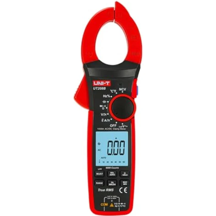 UNI-T UT206B UT207B UT208B Amperemeter, 1000A True RMS Digital Clamp Meter mit Auto Range und NCV Funktionen – Bild 1