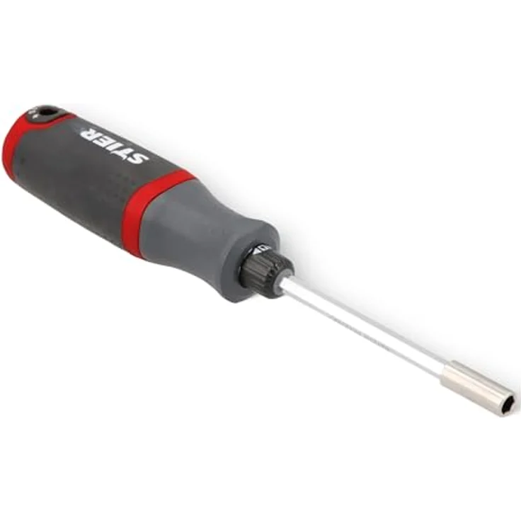 STIER Schraubendreher mit Bit-Magazin, 13-teilig, S2-Stahl, Magnetaufnahme, Umschaltring für Links- und Rechtsanzug – Bild 5