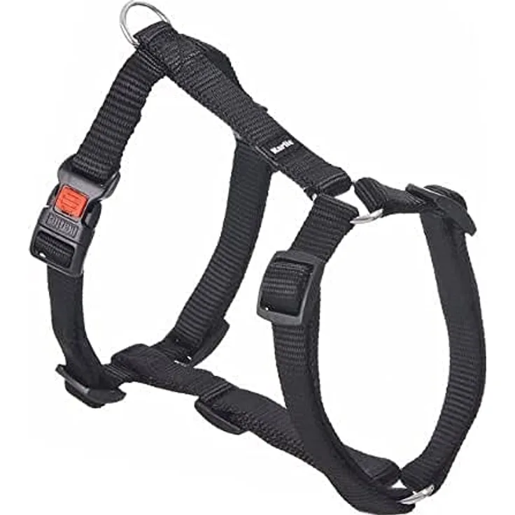 Karlie Art Sportiv Plus Geschirr neue universal Farben Mix and Match B: 25 mm Br um: 65 - 100 cm L schwarz