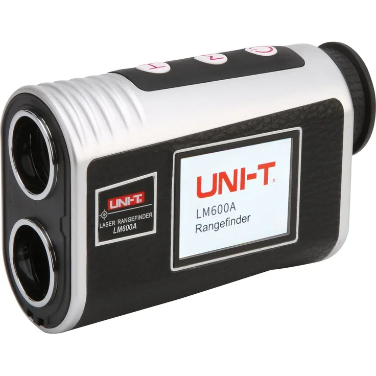 UNI-T Laser-Entfernungsmesser LM600A, 6-facher Zoom, Golf-Modus, blau