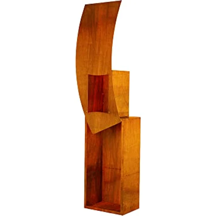 HOME DELUXE - Gartenfeuer Swing - Maße: 220 x 60 x 36 cm I Feuerstelle Holzlager Holzaufbewahrung – Bild 2
