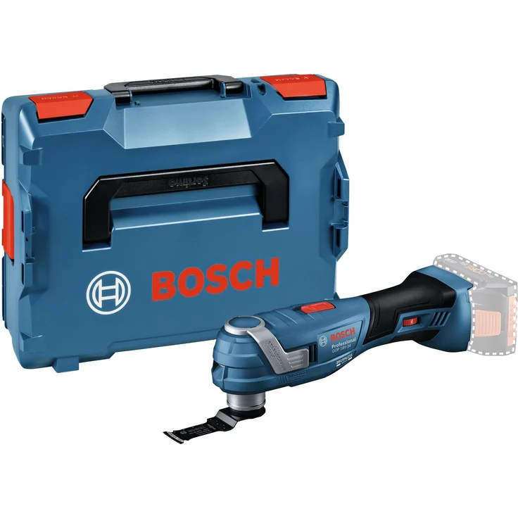 BOSCH Akku-Multischleifer GOP 18V-34, 20000 U/min, Multi-Cutter Ohne Akku - in L-BOXX 136, oszillierendes Multifunktionswerkzeug mit Starlock Plus – Bild 1