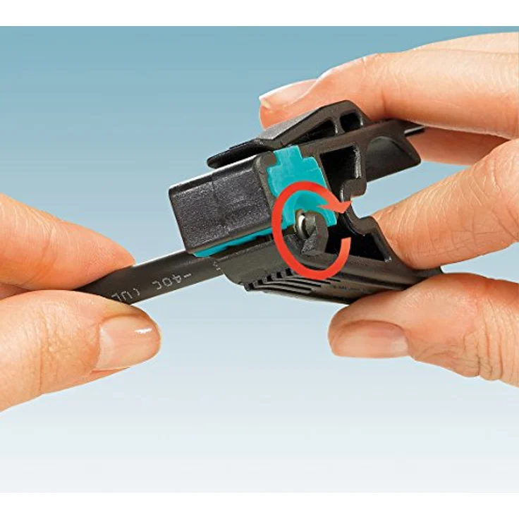 PHOENIX CONTACT WIREFOX-D SR 6-1 Abisolierwerkzeug, 2mm²/5mm²/4 mm²/6 mm² Marktübliche Solarleitungen, 15 mm Längenanschlag, Schwarz – Bild 2