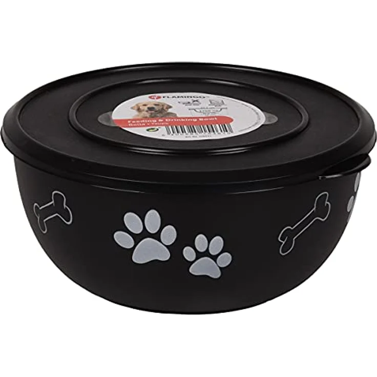 Flamingo - Schüssel Kena mit Deckel. ø19 cm. 1700ml. für Hund - FL-520531 – Bild 5