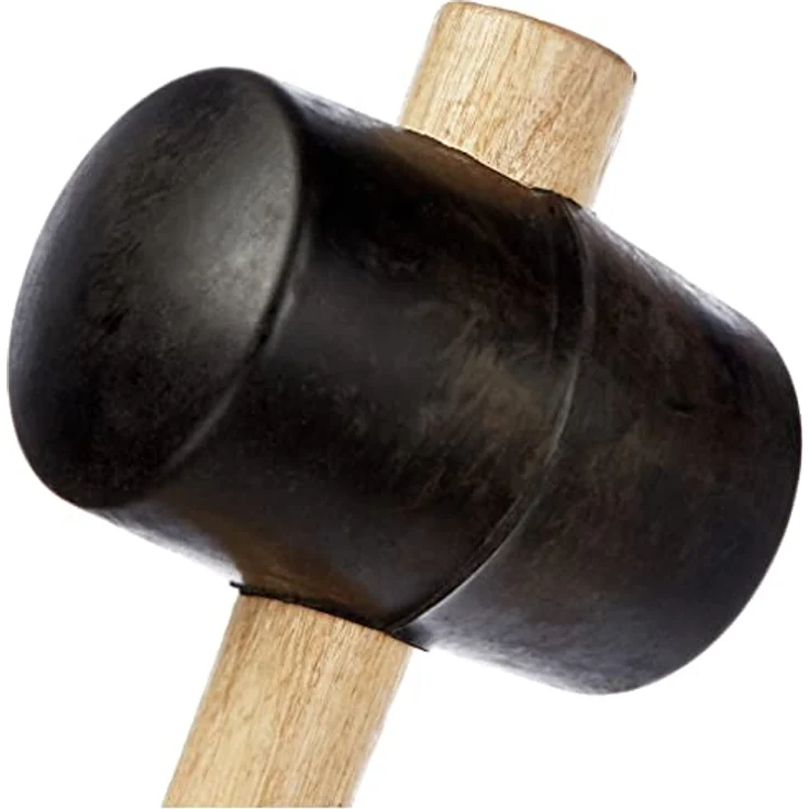 Brüder Mannesmann M 709-065 Hartgummihammer, 65 mm Durchmesser, 1 Stück - Preisvergleich – Bild 2