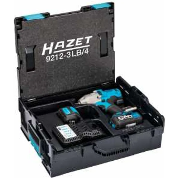 Hazet Akku-Schlagschrauber, Lösemoment maximal: 700 Nm, Vierkant massiv 12,5 mm (1-2-'-'), 2 Akku