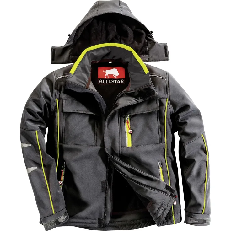 Bullstar Winter-Softshelljacke ULTRA schwarz Größe: M