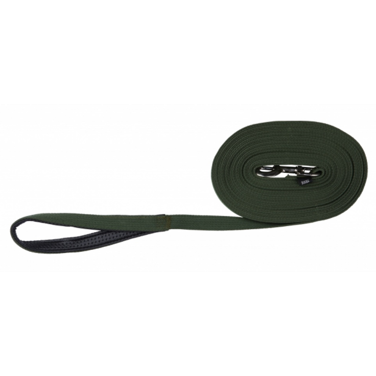 Trixie Schleppleine Gurtband grün 15 m/20 mm – Bild 1