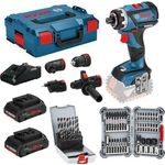 Bosch Professional Akku-Bohrschrauber GSR 18 V-60 FC Professional 4 Vorsätze + XL Set