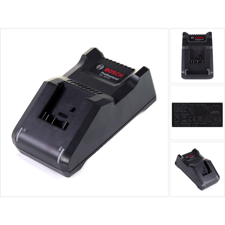 Bosch Professional Akku-Schnellladegerät GAL 18V-40, Li-Ion, 14,4-18 V, 400 mA – Bild 3