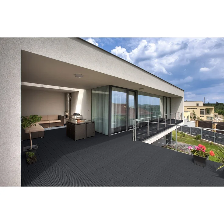 HOME DELUXE WPC Terrassendielen SAMANA - Anthrazit 20m² – Bild 3
