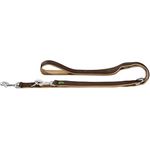 Hunter Hunde-Leine verstellbar Neopren braun-karamell 15-200