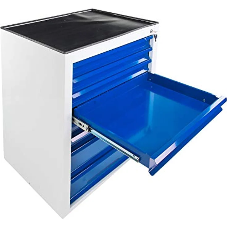 Schubladenschrank - Werkzeugschrank mammut, 8 Schubladen,RAL 7035 - 5012 – Bild 3