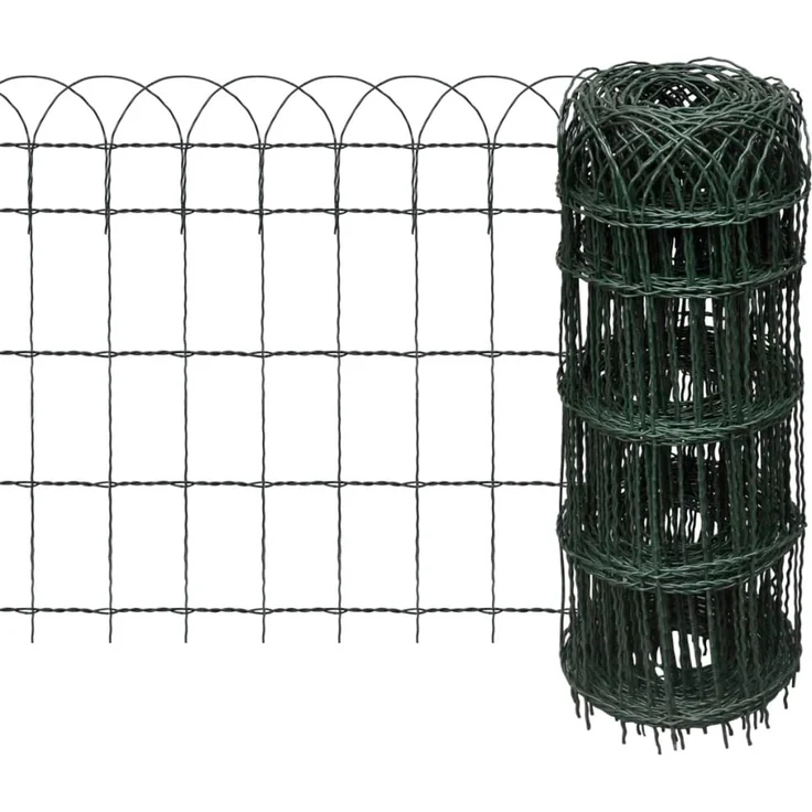 Beetzaun Pulverbeschichtetes Eisen 10×0,65 m – Bild 1