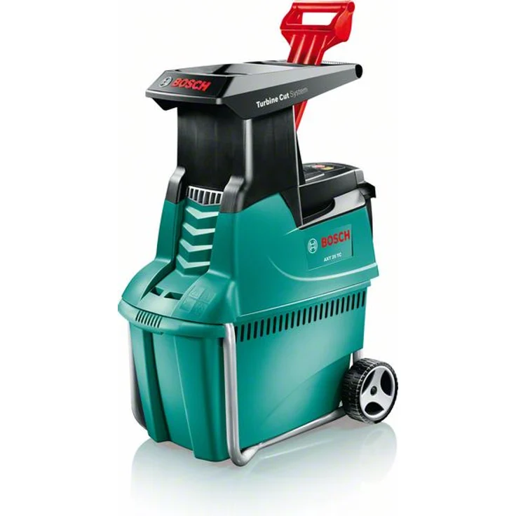 Bosch Häcksler AXT 25 TC 2.500 W Fangbox 53 Liter Schneidekapazität Ø 45 mm im Karton Leisehäcksler Für weiche und harte Materialien Motorleistung 2.500 Watt Maximaler Durchmesser 45 mm Drehmoment 650 Nm, Aqua Green – Bild 1