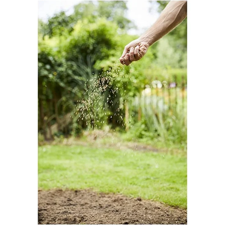 COMPO Turbo-Nachsaat, Rasensamen 2,6 kg für 130 m² April bis Oktober Reparatur und Auffrischung des Rasens 20 g/m² Bodentemperaturen ab 10° C – Bild 2