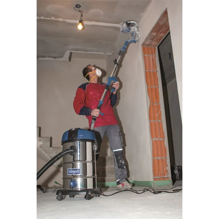 Scheppach Nass- und Trockensauger NTS30 inkl. umfangreichem Zubehörpaket - 1300 W | 30 L Edelstahlbehälter | Ausblasfunktion – Bild 4