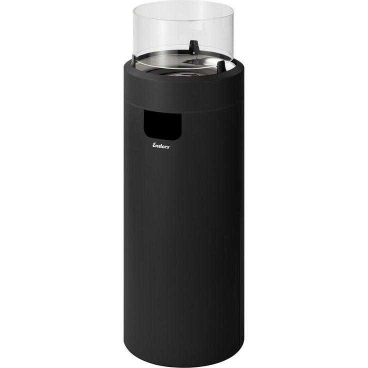 Enders Gas-Feuerstelle 'Nova LED L' mit Schutzhülle, schwarz, 36 x 102 cm