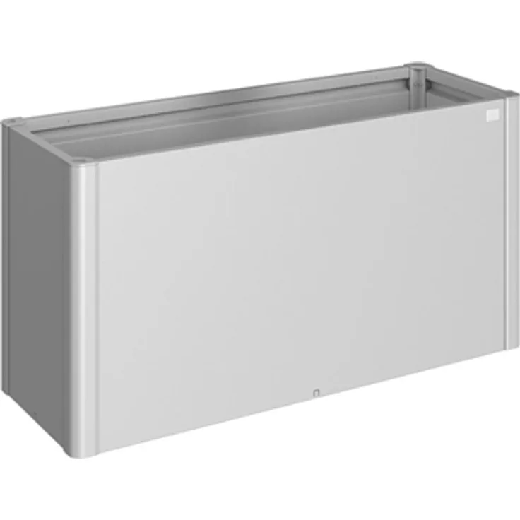 Biohort Hochbeet 1,5x0,5 152 x 53 cm silber, metallic Metall Hochbeet