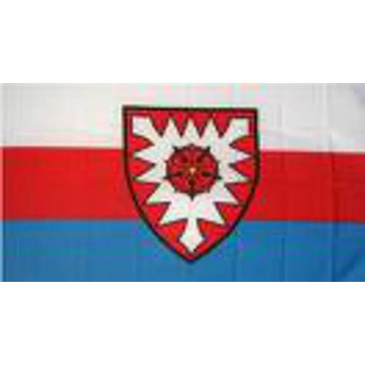 Flagge Schaumburg-Lippe mit Wappen 80 g/m² ca. 90 x 150 cm