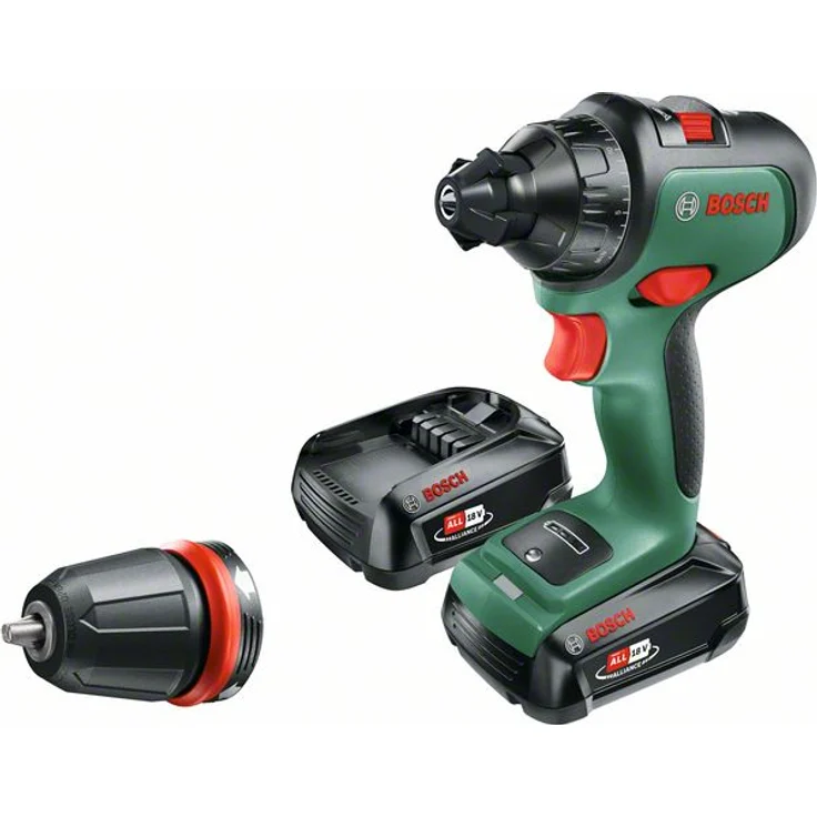 Bosch AdvancedDrill 18 06039B5006 Power for All 18V Akku-Bohrschrauber 2 x 2,5 Ah mit Akku mit Ladegerät mit Tragekoffer – Bild 2