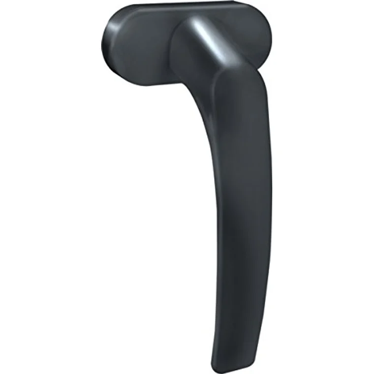 16 x Alu Fenstergriff in Grau RAL 7016 - Stiftlänge 45mm – Bild 2