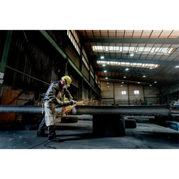 Metabo Winkelschleifer WE 26-230 MVT Quick (2600 Watt, Scheibendurchmesser 230 Millimeter, Vibrationsdämpfung, Metabo M-Quick-System, Wiederanlaufschutz, Schlüssel im Zusatzhandgriff ) 606475000 – Bild 9