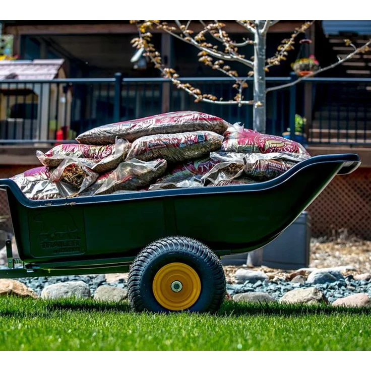 Polar Anhänger Schubkarre HD1500 schwarz 249x137 cm – Bild 3