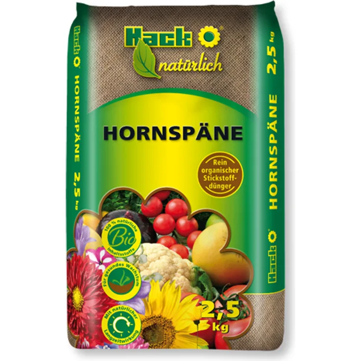 Hack Hornspäne 14%N 2,5 kg