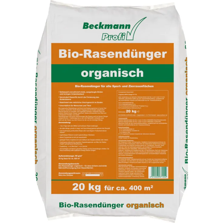 BECKMANN PROFI  Bio-Rasendünger organisch, 20 kg