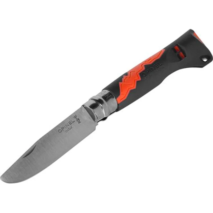 Opinel Outdoor Junior No. 07 Taschenmesser mit Pfeife khaki – Bild 1