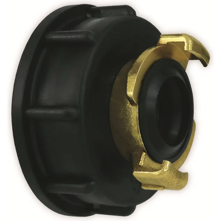 Puteus IBC Adapter 92182, 3-4-'-', mit Klauenkupplung aus Messing